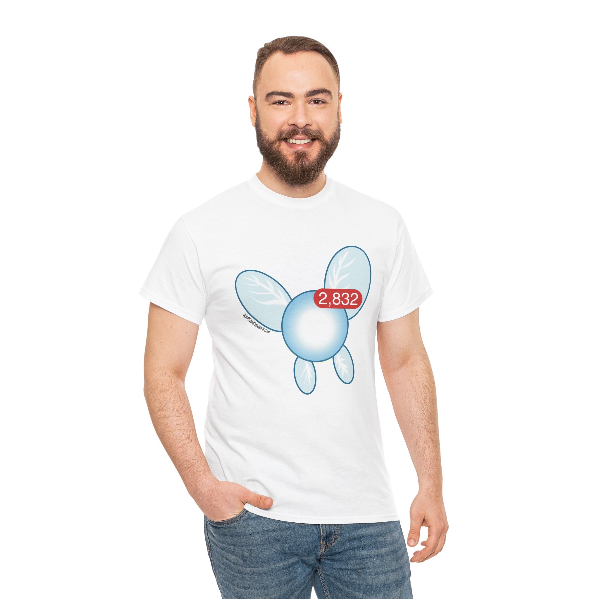 Hey! Listen! 2,832 Notifications T-Shirt - Image 3